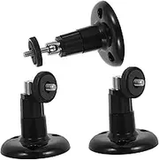 BELLIFFY Strong Construction Wall Camera Holder Black Security Camera Wall Shelf View Adjustment