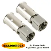 2× Power Outlet Cigarette Lighter Socket 253369B92A for Nissan (for: Nissan)