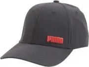 Puma Adult Stretch Fit Black Hat Cap - Size S/M Pressure Stretch Fit Cap