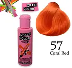 Crazy color semi-permanent 100 ml coral red