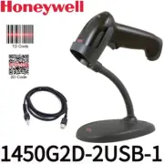 Honeywell 1450G2D-2USB-1 Wired 2D USB Handheld Barcode Scanner w Stand & Cable