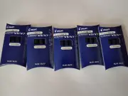 5 PACKS 15 Refills X PILOT HI-TECHPOINT V5/V7 LIQUID INK ROLLERBALL REFILL Blue
