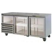 Anvil 2 Glass Door Back Bar Fridge - UBG6180-H-ICE