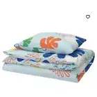 Ikea KANTDRACENA Twin Duvet Cover With Pillowcase Sven Fristedt Colorful New!