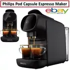 Philips Espresso Coffee Machine Pod Capsule Coffee Maker Cappuccino Latte 19 BAR