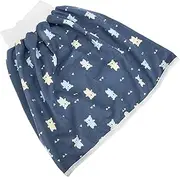ORFOFE Diaper Skirt for Night Sleeping Diaper Skirt with Elastic Design Adorable Cartoon Pattern Comfortable Cloth for Years