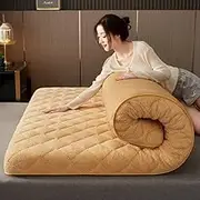 8CM Thick Warm Table top, Japanese futon Table top, Portable Student Dormitory Sleeping mat, Single Double Table top, Camping mat, Crawling mat