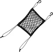 WOONEKY Auto Safety Mesh Organizer Car Mesh Net Organizer Pet Car Safety Net Car Backseat Organizer Pet Car Seat Barrier for Car Safety