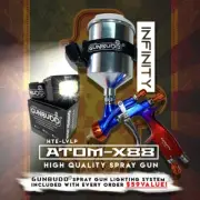 ATOM X88 INFINITY Automotive Spray Gun For Cars 1.3 & 1.4 TIP Kit Combo!