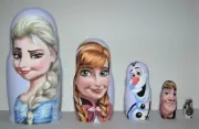 Frozen nesting doll handmade