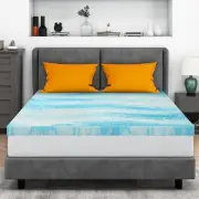 Mattress Topper Queen Size 2 Inch Gel Infused Memory Foam Bed Topper CertiPUR-US