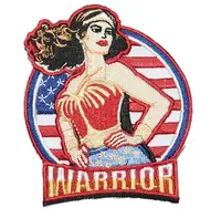在飛比找樂天市場購物網優惠-美國 女戰士 WARRIOR 背包 飛行夾克 燙布貼 刺繡袖