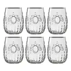 Ecology - Marie Stemless Wine Glasses 490ml Set of 6 (Made in Italy)