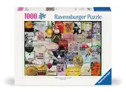 1000pc Ravensburger Wine Labels Family/Teens Jigsaw Puzzle Game/Toy 70x50cm