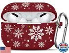 Snowflake Two-Tone Engraved Case for AirPods Pro Case 2nd 1st Generation Case
