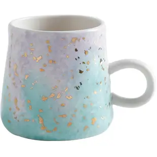 幻彩星空創意個性杯陶瓷馬克杯潮流情侶杯家用咖啡杯男女茶杯