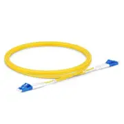 10x - 1m Fiber Patch Cable LC UPC to LC UPC Duplex 2 Fibers Single Mode