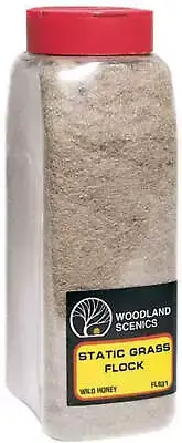 NEW Woodland Train Scenery Static Grass Flock Wild Honey 32 oz FL631