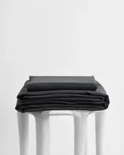 Charcoal 100% French Flax Linen Sheet Set