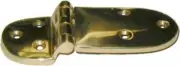 (5 Pack) 3/8 inch Offset Ice Box Door Hinge Cast Brass