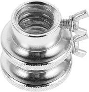 BCOATH 2pcs Collars Dumbbell Nut Barbell -Lock Collars Screw Clamps for All Standard Weight Lifting Barbells Or Dumbbell Bars Silver