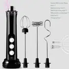 Electric Portable Rechargeable Milk Frother Foam Maker Handheld Drink Mixer