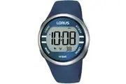 Lorus Chronograph R2339NX9 Grey Dial Blue Silicone Womens Watch