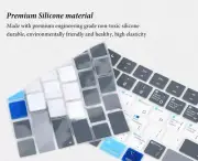 with MAC OS Shortcut Hot Keys for Apple MacBook Pro 14 inch A244 Keyboard Cover