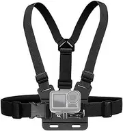 Adjustable Chest Strap Mount, for Action Camera, Sports Camera Chest Belt Strap Harness Mount, for Cycling, Snow Skiing, for DJI Action, for Gopro 9 Camera