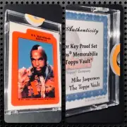 VTG 80s 83 A-Team TV galoob Mr T sticker Topps Vault Card COA CMYK PROOF set lot