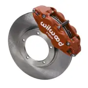 Wilwood Front Superlite Brake Kit 3.5in MT Plain Face Red FOR 69-83 Porsche 911