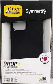 OtterBox Symmetry Case for Apple iPhone 13 mini iPhone 12 mini Black - 77-83474