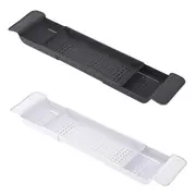 Expandable Bathtub Caddy Tray Bath Table Over Tub Adjustable Holder