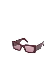 Geometric frame sunglasses 52 Bordeaux