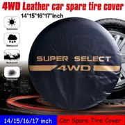 14 15 16 17Inch 4WD Waterproof Dustproof PVC Leather Spare Wheel Tire Cover Case Protector For Mitsubishi Pajero for Car Styings Wheel Parts 15inch