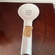 La Cucina Large Ceramic 11.5" Spoon Rest-Home Sweet Home-New With Tags
