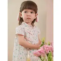 在飛比找ETMall東森購物網優惠-童裝戴維貝拉寶寶國風旗袍裙子