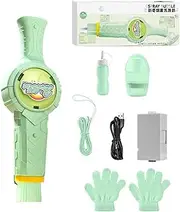 Automatic Bubble Machine - Kids Bubble Machine Automatic Blower | Portable Rechargeable Outside Toys, Party Supplies Backyard Games for Outdoor Indoor