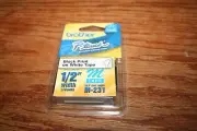 Genuine Brother P-Touch M Tape M-231 Black Print White Tape New