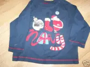 Infant Size 6-12 Months Old Navy Christmas Holiday Shirt Santa Clause New