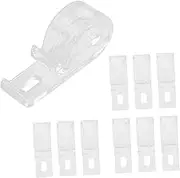 GREENADSCAPE 10pcs Curtain Clips Roller Blind Fixation Hooks for Safety Pom Material for Blinds and Drapes Versatile Home Decoration Accessories
