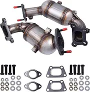 674-067 674-068 Front & Rear Catalytic Converters Compatible with Chevy Traverse V6 3.6L 2018-2021, for Buick Enclave V6 3.6L 2018-2021 Replaces# 644166, 644167