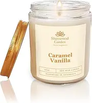 [Sherwood Garden Home Fragrances] Caramel Vanilla Soy Jar Candle 200 g