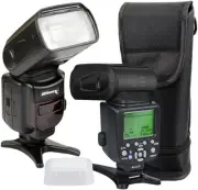 ’s Pro TTL Flash with LCD for Nikon D7500, D500, D600, D610, D700, D750, D780...