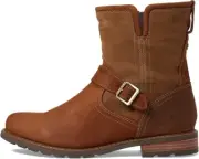 New Ariat® Ladies Brown Waterproof Boot Mid Calf Ankle Bootie Size 7.5 M NIB