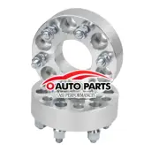 6 Stud 2PCS 38mm Aluminum Wheel Spacers For Nissan Navara D40 6x114.3 12X1.25 (for: Nissan)