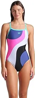 [arena] Women's Feel Multi Slices Light Drop Back Swimsuit One Piece Bathing Suit