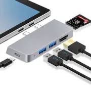 Docking Station Type-C to HDMI Expansion Dock Card Reader for Surface Pro9 X