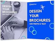 BillyPrint Customized Brochures&Flyer 230GSM For Business, Double-Sided Printing Bi-Fold Glossy Paper Professional, Engaging, and Informative Marketing Material,8.5x11 inches-200 Sheets