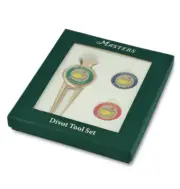 Masters Golf Divot Tool And Ball Marker Set